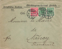 LETTRE. ALLEMAGNE. 26 7 98. GREFELD POUR NANCY - Brieven En Documenten