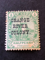 ORANGE FREE STATE  SG 65  ½d Green  MH* - Stato Libero Dell'Orange (1868-1909)