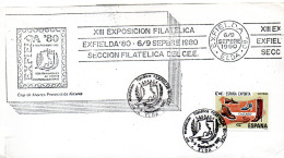 Papel  Con Matasellos Commemorativo De  Exfielda De 1980 - Cartas & Documentos