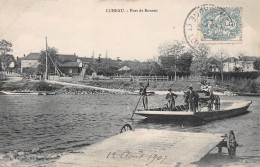 LUNEAU (Allier) - Port De Bonant - Bac, Passeur, Calèche, Attelage De Cheval - Voyagé 1907 (2 Scans) - Andere & Zonder Classificatie