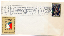 Carta Con Matasellos Commemorativo De  Madrid 1975 - Covers & Documents