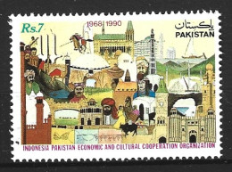 PAKISTAN. N°754 De 1990. Coopération Avec L'Indonésie. - Pakistan