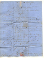 VP23.113 -1862 - Lettre - Filature De Coton,Teinturerie, Imprimerie, Retorderie Ch LEYHERR à LAVAL Pour FLERS DE L'ORNE - 1800 – 1899