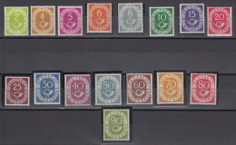 Germany Bundesrepublic POSTHORN Mi#123/138 1951 MNH ** - Ongebruikt