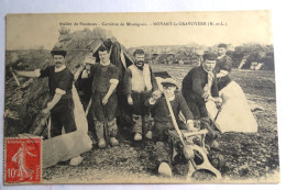 NOYANT-la-GRAVOYERE. Atelier De Fendeurs. Carrières De Misengrain - Sonstige & Ohne Zuordnung