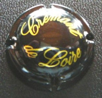 (ds-012)  CAPSULE Cremant De Loire    Noire/jaune      Zwart/geel - Spumanti