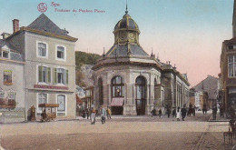 AK Spa - Fontaine Du Pouhon Pierre - Feldpost Militär-Genesungsheim Kurhaus - 1916 (69252) - Spa