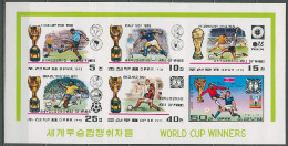 North Korea 1978 Football Soccer World Cup Sheetlet Imperf. MNH -scarce- - 1978 – Argentine