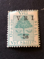 ORANGE FREE STATE  SG 111  5s On 5s Green  MH* - Oranje Vrijstaat (1868-1909)