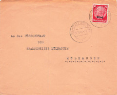 LETTRE. ALLEMAGNE. 5 11 40. HOCHSTATT ELSASS POUR MULHAUSEN - Covers & Documents