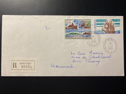 Lettre "TAAF" - 01/01/1988 - PA101 - 135 - TAAF - Crozet - Bateaux - Lettres & Documents