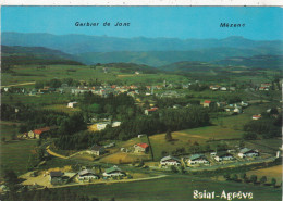 07. SAINT AGREVE. CPSM. LA VILLE ET LA CHAINE DES CEVENNES. + TEXTE ANNEE 1982 - Autres & Non Classés