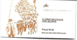 Acores Booklet Mnh ** 1982 10 Euros Flowers - Açores