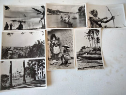 Dèstockage - Ghana Scenes Lot Of 7 Real Photo Postcards.#44. - Ghana - Gold Coast