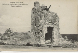 54 - Guerre 1914-1918 -  Environs De Bois-le-Prêtre - Regneville - Ruines De L'eglise  - Militaria ** CPA Vierge  ** - Otros & Sin Clasificación