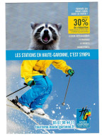 (31). Haute Garonne. 2 Carte Pub Stations De Ski - Saint Ferreol