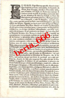 Regimento Da Alfandega Do Porto * Documento De 1774 * Rei D. José I * Marquês De Pombal * Gaspar Da Costa Posser - Historische Dokumente