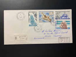 Lettre "TAAF" - 01/01/1988 - 135 - 136 - 137 - PA100 - TAAF - Saint Paul - Bateaux - Voiliers - Storia Postale