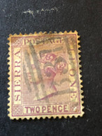 SIERRA LEONE  SG 19  2d Magenta Wmk CC Crown FU - Sierra Leona (...-1960)