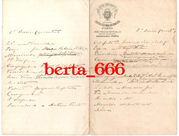 Centro Eleitoral Nacionalista * Porto * 1ª República * Documento Manuscrito * Lista De Participantes Em Reuniões - Documents Historiques