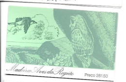 Madeira Booklet Mnh ** 1987 15 Euros Birds Owl Set - Madeira