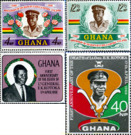 247413 MNH GHANA 1968 ANIVERSARIO DE LA MUERTE DEL GENERAL E.K.KATOKA - Ghana (1957-...)