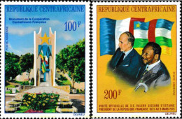 609109 MNH CENTROAFRICANA 1976 VISITA DE VALERY GISCARD D'ESTAING - Central African Republic