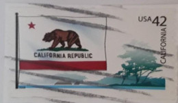 EREINIGTE STAATEN ETATS UNIS USA 2008 FLAGS OF OUR NATION 1: CALIFORNIA USED ON PAPER SC 4279 YT 4057 MI 4387 SG 4869 - Gebraucht