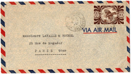 1,41 NEW CALEDONIA ,AIR MAIL, COVER TO FRANCE - Lettres & Documents