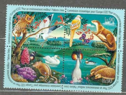 ONU GENEVE MNH ** 202-205 Chat Mouette Coucou Papillon Cygne Oiseau Bird - Ungebraucht