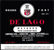 Port Wine Label, Portugal - DE LAGO Ulisses -|- Compª Vinhas Alto Douro. Vila Nova De Gaia, Oporto - Andere & Zonder Classificatie