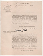 Procuradoria Regia Da Relação Do Porto * Circular De 1877 - Documents Historiques