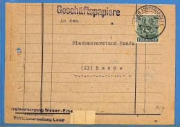 Allemagne Zone AAS 1948 - Lettre De Leer - G33133 - Andere & Zonder Classificatie