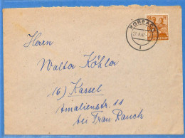 Allemagne Zone AAS 1947 - Lettre De Korbach - G33128 - Autres & Non Classés