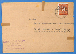 Allemagne Zone AAS 1947 - Lettre De Lemgo - G33122 - Other & Unclassified