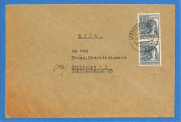 Allemagne Zone AAS 1947 - Lettre De Leonberg - G33123 - Andere & Zonder Classificatie