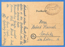 Allemagne Zone AAS 1948 - Carte Postale Gebuhr Bezahlt De Lobau - G33098 - Otros & Sin Clasificación