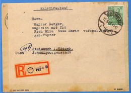 Allemagne Zone AAS 1948 - Lettre Einschreiben De Chemnitz - G33090 - Otros & Sin Clasificación