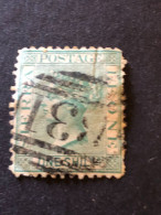 SIERRA LEONE  SG 10  1s Green Wmk Crown CC Sideways  FU - Sierra Leone (...-1960)