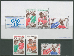 Mali 1978 Football Soccer World Cup Set Of 3 + S/s MNH - 1978 – Argentine