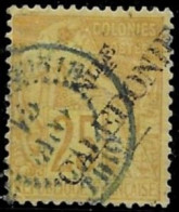 Nouvelle Calédonie 1892 - Yvert N° 28  - Michel N° 27 Obl. - Used Stamps