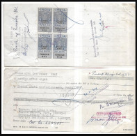 CZECHOSLOVAKIA 1963 Pay Order Exchange Note BANK Of BARODA, INDIA ,Bombay,Ashokan, FOREIGN BILL  (**) Inde Indien - Bills Of Exchange