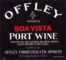 Port Wine Label, Portugal - OFFLEY BOAVISTA Port Wine -|- Offley Forreter, Oporto - Autres & Non Classés