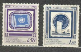 ONU GENEVE MNH ** 214-215 Administration Postale Des Nations Unies - Nuevos