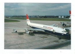 POSTCARD   PUBL BY FLIGHTPATH  LTD EDITITION OF 300 BRITISH AIRWAYS  BOEING 707 AIRCRAFT NO FP 38 - 1946-....: Modern Era