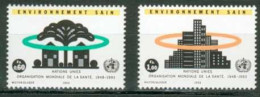 ONU GENEVE MNH ** 247-248 Protection De L'environnement Arbre Immeuble - Nuevos