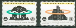ONU GENEVE MNH ** 247-248 Protection De L'environnement Arbre Immeuble - Unused Stamps