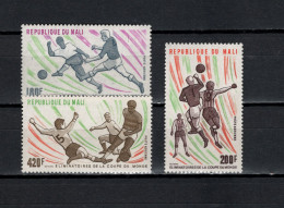 Mali 1977 Football Soccer World Cup Set Of 3 MNH - 1978 – Argentine