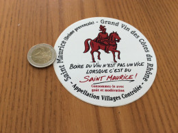 Autocollant, Sticker «Grand Vin Des Côtes Du Rhône - Saint Maurice (26)» (cheval) - Aufkleber