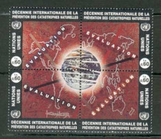 ONU GENEVE MNH ** 270-273 Prévention Des Catastrophes Naturelles Carte Asie Amérique Europe - Unused Stamps